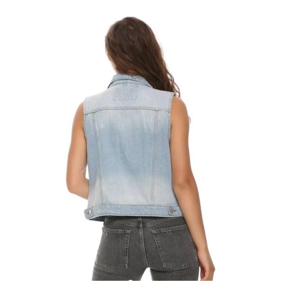 LOFT Denim vest vintage blue size XS - Picture 2 of 16